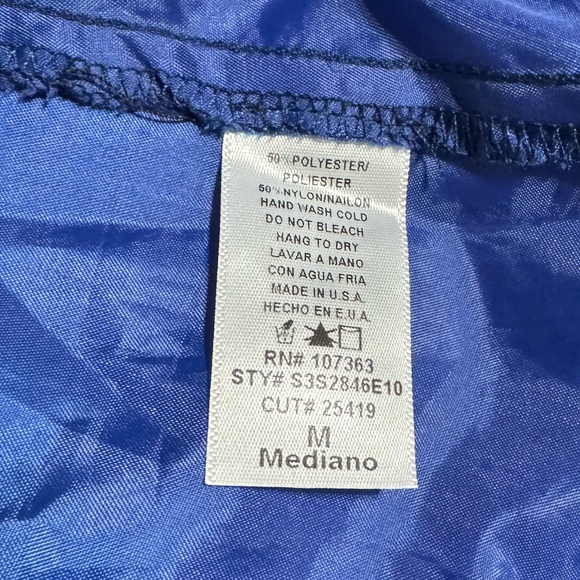 Solemio Organza Skirt Blue Size Medium - Picture 4 of 4